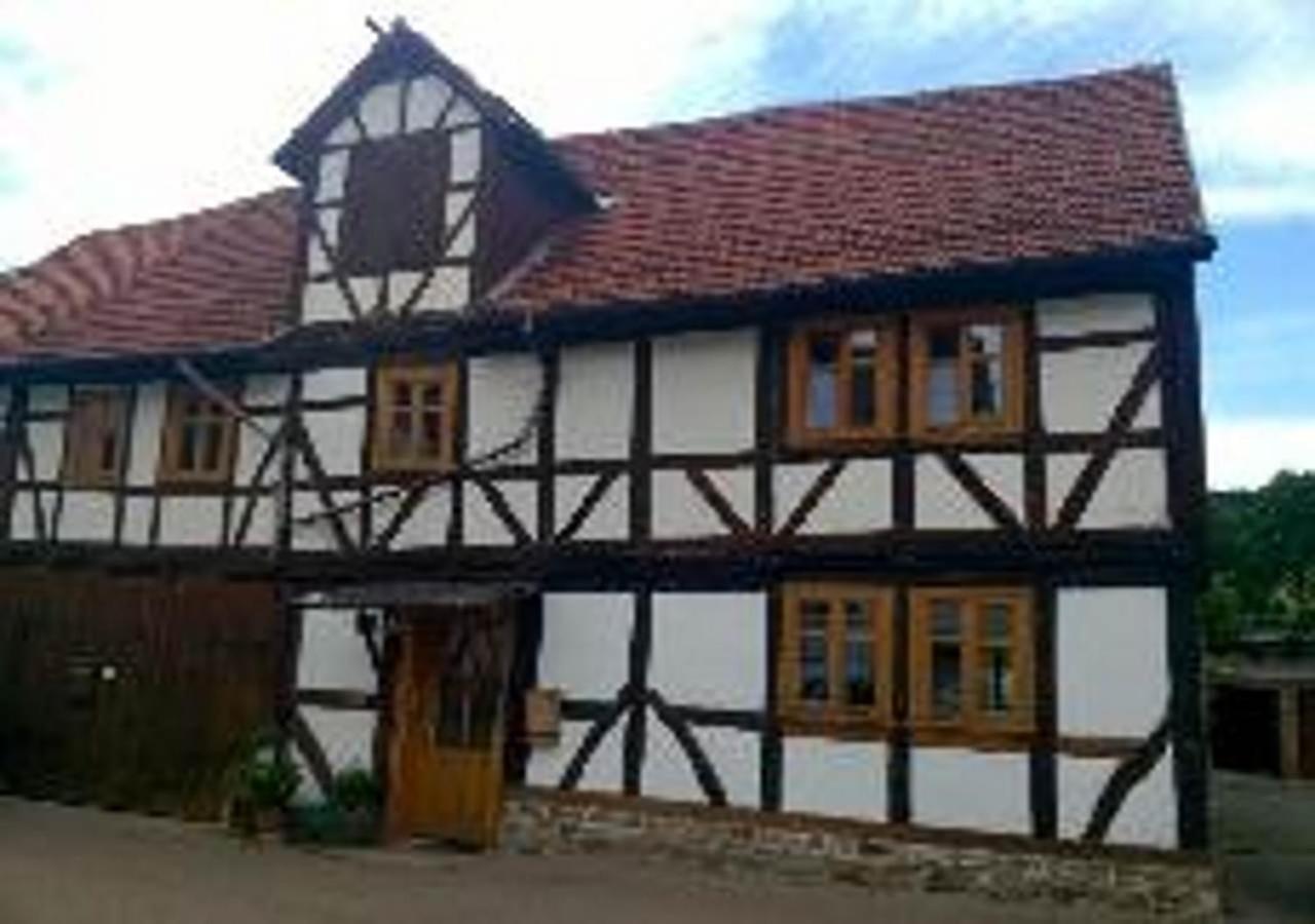 Aeltestes Haus In Quentel - Ferienwohnung 1 Mit Kleinem Garten Lichtenau 外观 照片